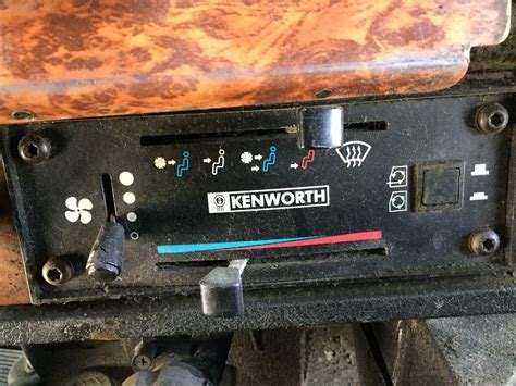 Find the vacuum line on the passenger side where it comes through the firewall and follow it to the engine. . Kenworth w900 heater control panel